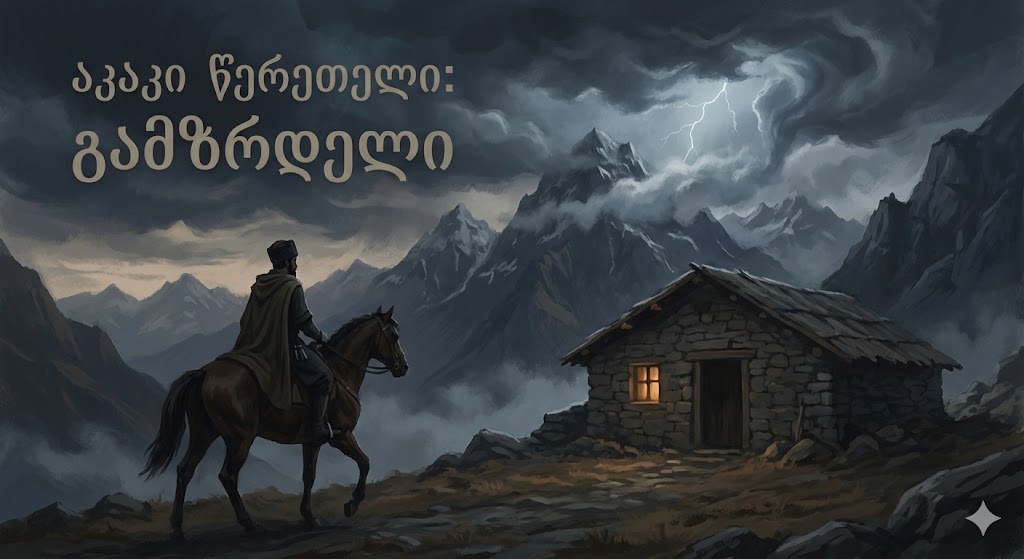 აკაკი წერეთლის „გამზრდელი“: პოემის სრული შინაარსი და ლიტერატურული ანალიზი